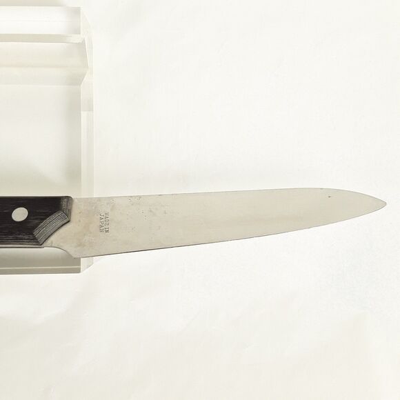 A. G. Russell Utility Knife/Chef 8W, 6" Fixed Blade, Full Tang w/ Wood H., Japan - Picture 5 of 8